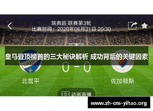 皇马登顶榜首的三大秘诀解析 成功背后的关键因素 皇马登顶榜首的三大秘诀解析 成功背后的关键因素